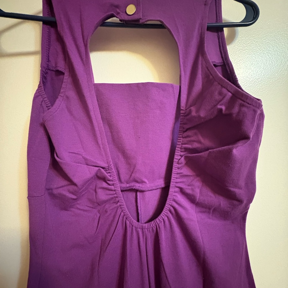 Vintage Purple Women's Jumpsuit - Picture 3 of 5